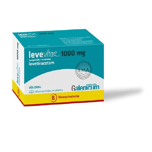 Levevitae 1000 mg x 30 Comprimidos Recubiertos, , large image number 0