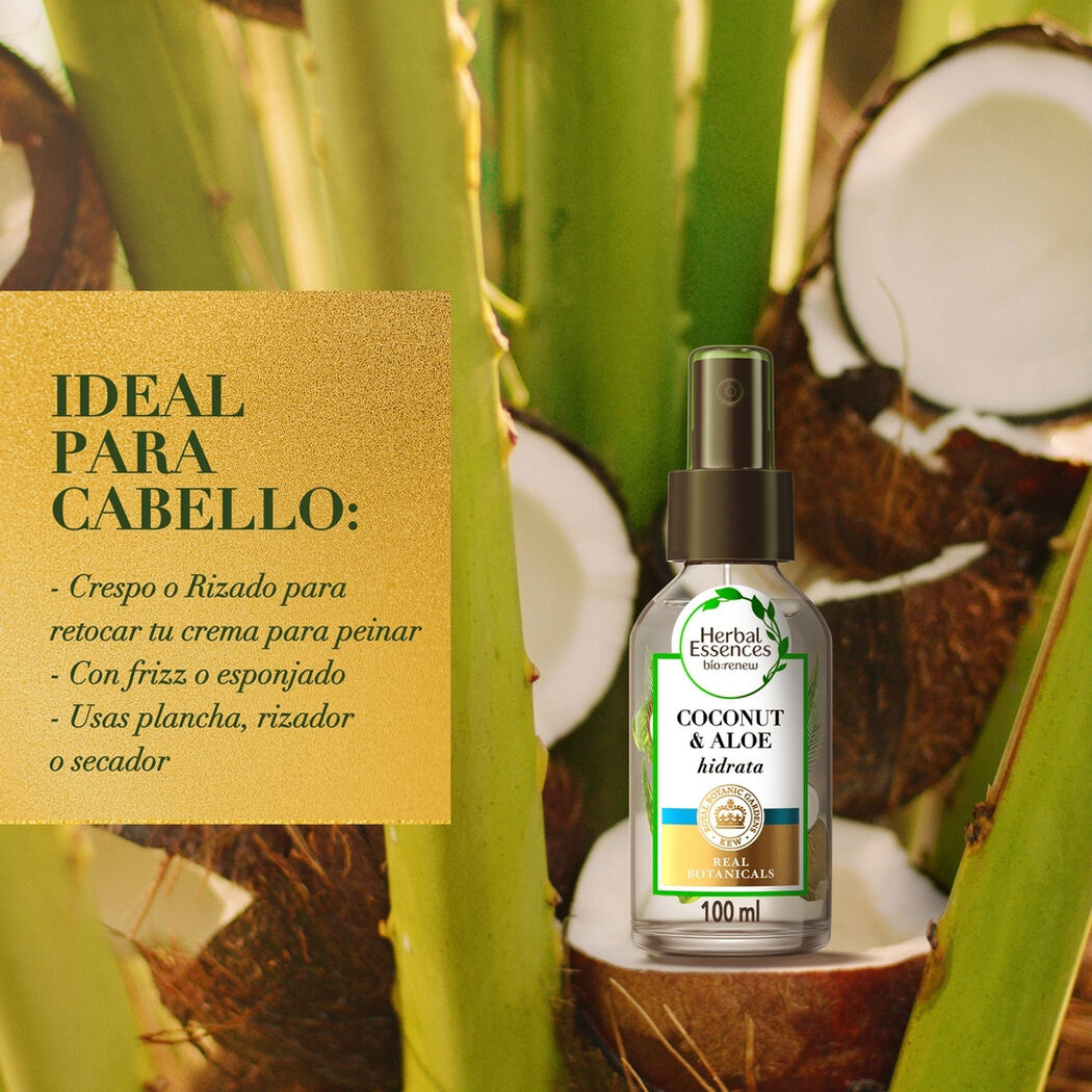 Aceite Capilar Herbal Essence Coco y Aloe Vera 100 mL, , large image number 1