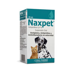 Vet. Naxpet 0.4 % x 20 ml Suspensi&oacute;n Oral para Perros y Gatos