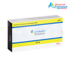 Cymbalta 60 mg x 28 Cápsulas Con Gránulos Con Recubrimiento Entérico