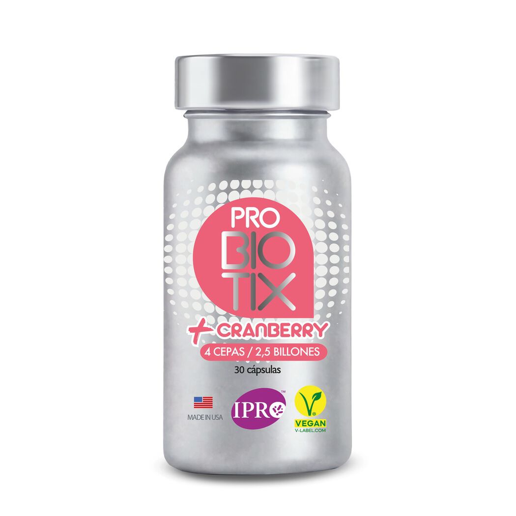 Probiotix Cranberry 4 Cepas 2,5 Bi.30Cap, , large image number 0