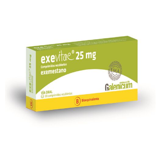 Exevitae 25 mg x 30 Comprimidos Recubiertos, , large image number 0
