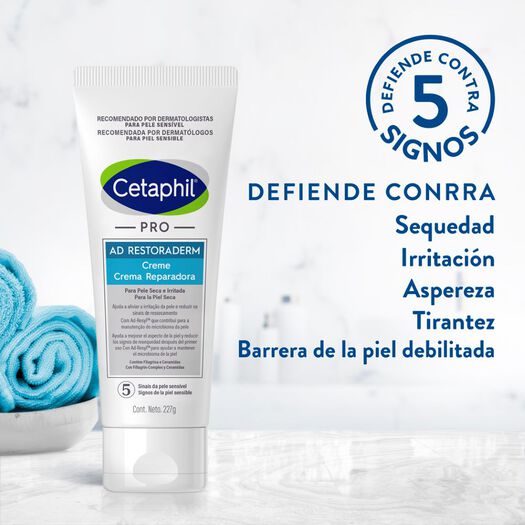 Cetaphil Pro Ad Restoraderm Crema Reparadora 227G, , large image number 2