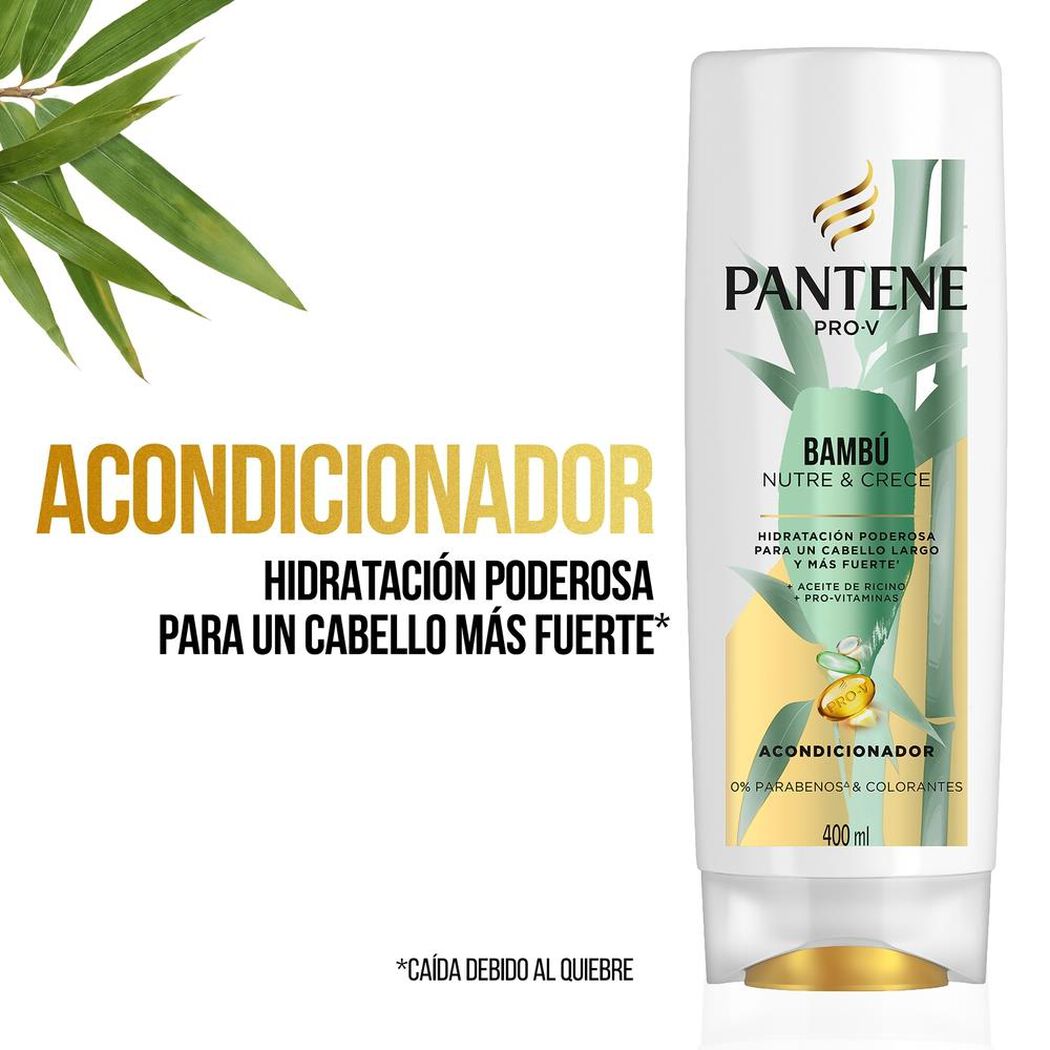 Shampoo Pantene Bambu 400mL + Acondicionar 400 mL, , large image number 3