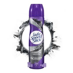 Desodorante en Spray Lady Speed Stick Carbon Absorb 91 g