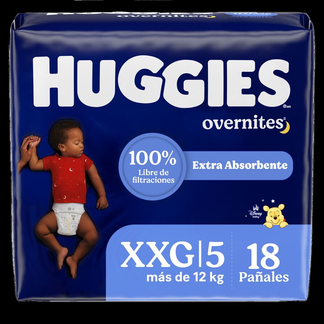 Pa&ntilde;al Huggies Nocturno Overnites XXG 21 Unidades, , large image number 0
