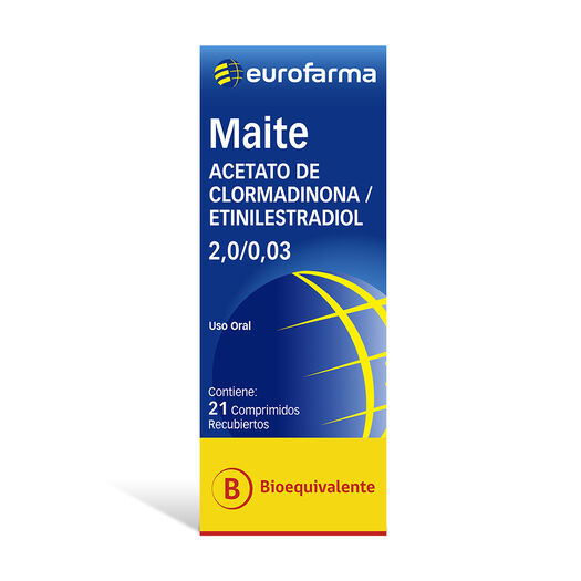Maite 2/0,03 X 21 Comprimidos Recubiertos, , large image number 0