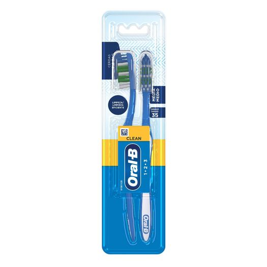 Cepillo de Dientes Oral B Clean Medio 2 un, , large image number 4