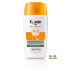 Protector Solar Eucerin Sun Face Hydrofluido Tono Bronze 50 mL