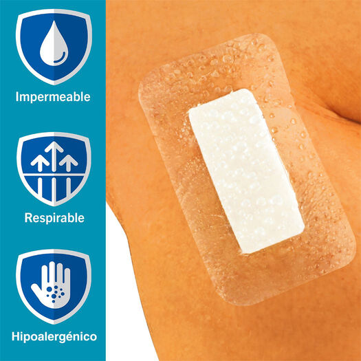 Apósito Impermeable Transparente con Almohadilla 6x10cms. Nexcare, , large image number 2