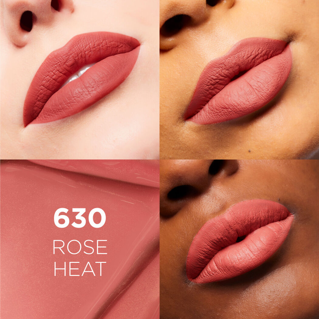 Labial Loreal Inf Matt Res 630 Rose Heat, , large image number 4
