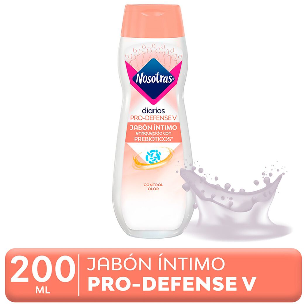 Jabon &Iacute;ntimo Nosotras Pro-Defense V Prebi&oacute;ticos 200 mL, , large image number 0