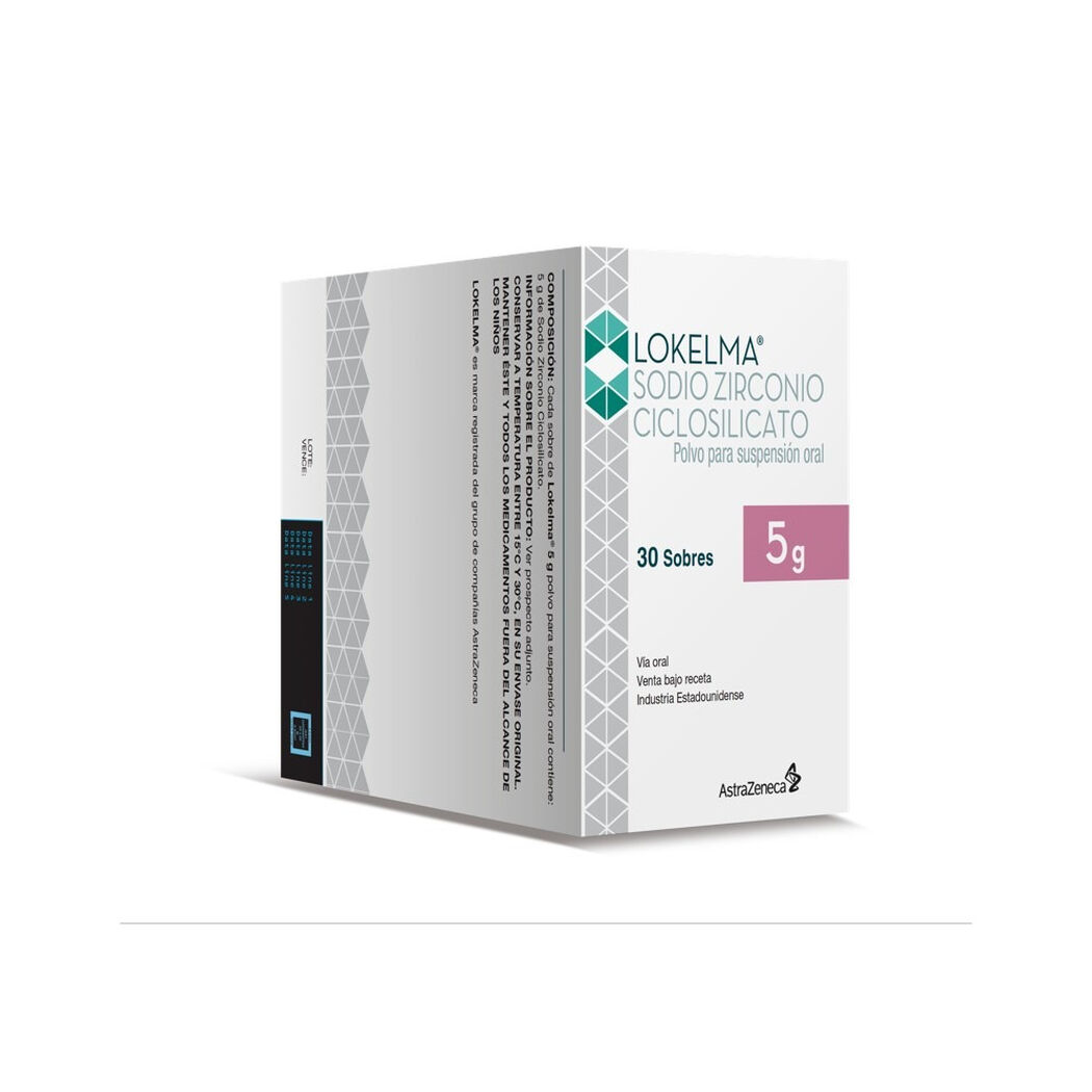 Lokelma 5 g x 30 sobres polvo para suspensi&oacute;n oral, , large image number 0