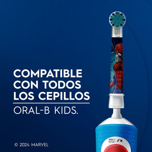 Cabezales De Repuesto Oral-B Para Cepillo De Dientes Eléctrico Marvel Spider-Man 2 Unidades, , large image number 4