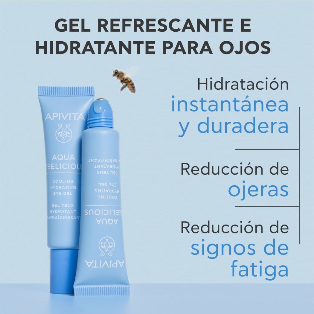 Gel Contorno de Ojos Hidratante & Refrescante Aqua Beelicious 15ml Apivita, , large image number 1