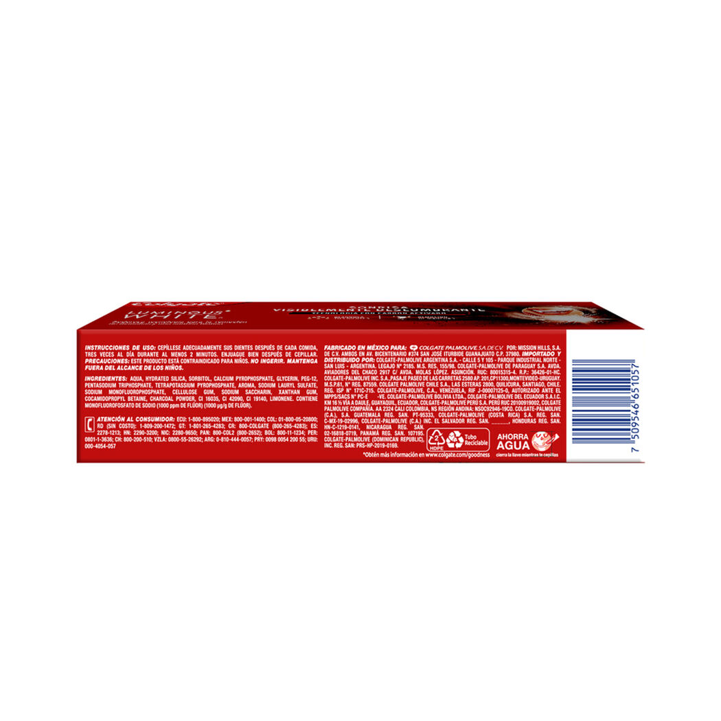 Pasta Dental Colgate Luminous White Carbón Activado 90 g, , large image number 3