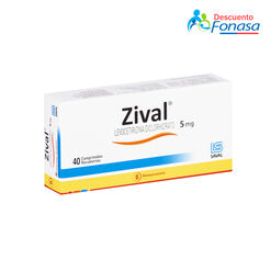Zival 5 mg x 40 Comprimidos Recubiertos
