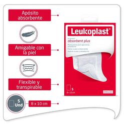 Leukoplast Leukomed Apósito Absorbente 8x10 cm 5 Und.
