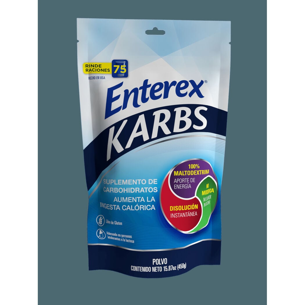 Enterex Karbs x 450 g polvo, , large image number 0