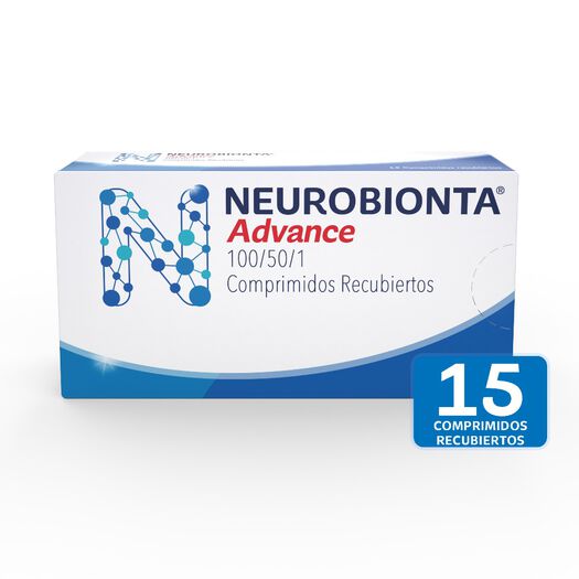Neurobionta Advance Vitaminas del Complejo B Oral 15 Comp Recubiertos, , large image number 0