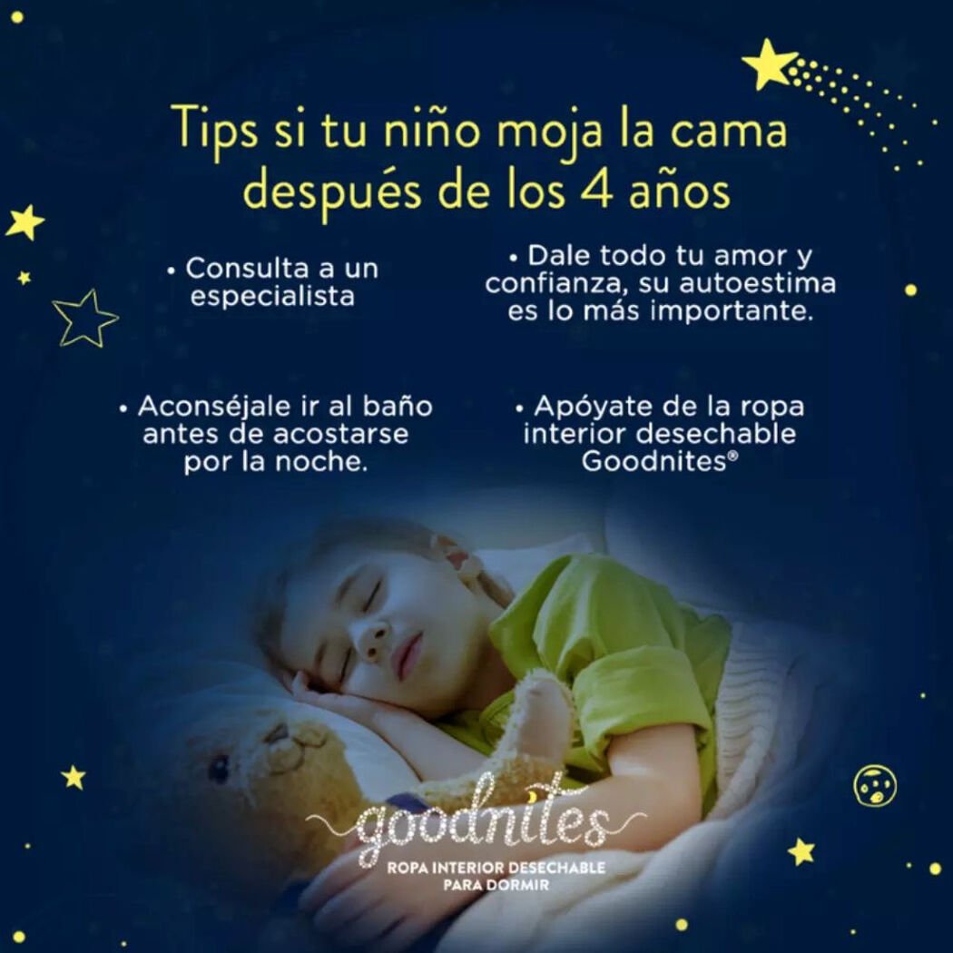 Pa&ntilde;ales Huggies Goodnites S/M 14 un, , large image number 1