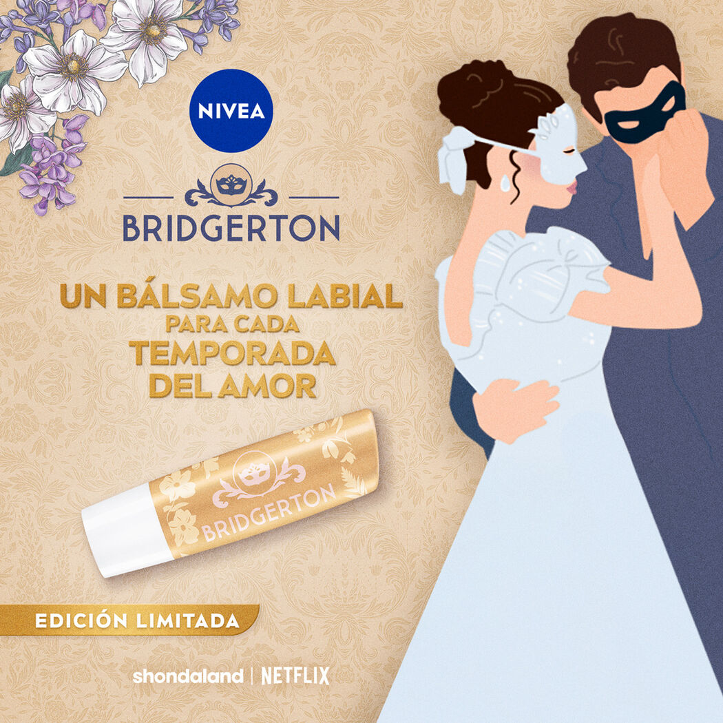 B&aacute;lsamo Labial Nivea Vanilla Biscuit Edici&oacute;n Limitada Bridgerton, , large image number 3