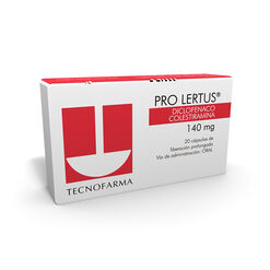 Pro Lertus 140 mg x 20 Cápsulas de Liberación Prolongada