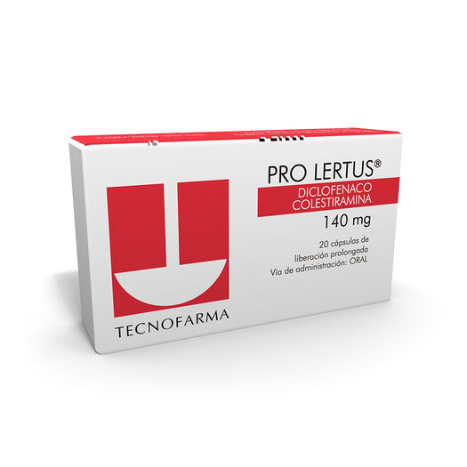 Pro Lertus 140 mg x 20 Cápsulas de Liberación Prolongada, , large image number 0