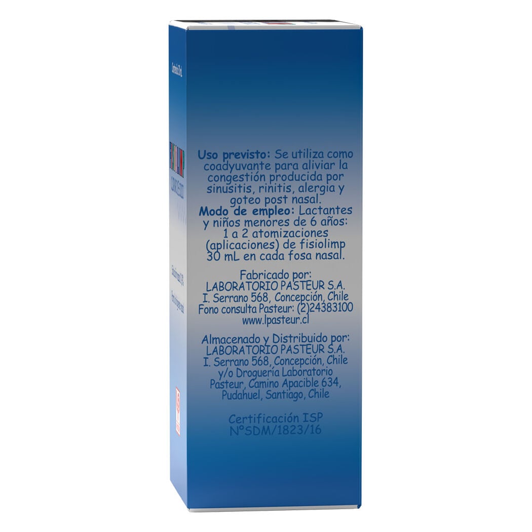 Fisiolimp 0,9 %  x 30 mL Soluci&oacute;n Nasal Para Nebulizacion, , large image number 1
