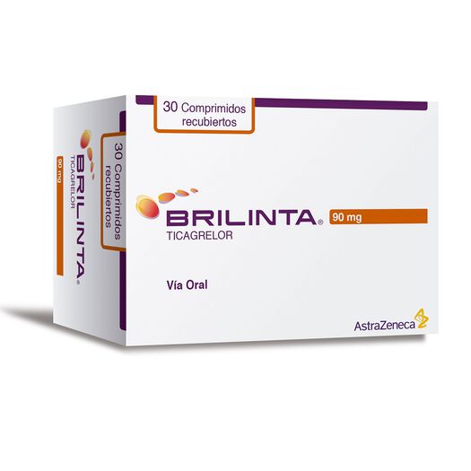 Brilinta 90 mg x 30 Comprimidos Recubiertos, , large image number 0
