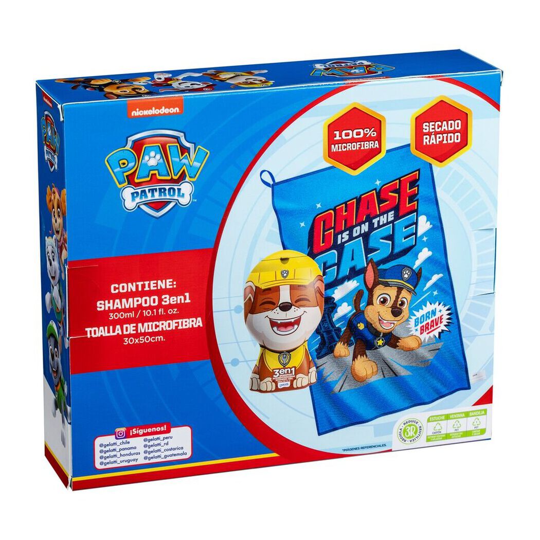 Set Gelatti Kids de Baño Shampoo + Toalla Paw Patrol, , large image number 2