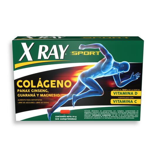 X Ray Sport Colágeno 60 Comprimidos, , large image number 0