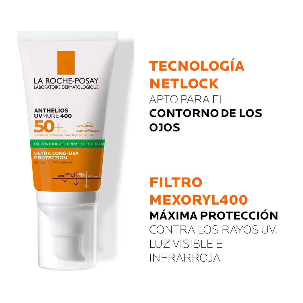 Protector Solar La Roche Posay Anthelios Toque Seco Rostro FPS50+ 50 mL, , large image number 2