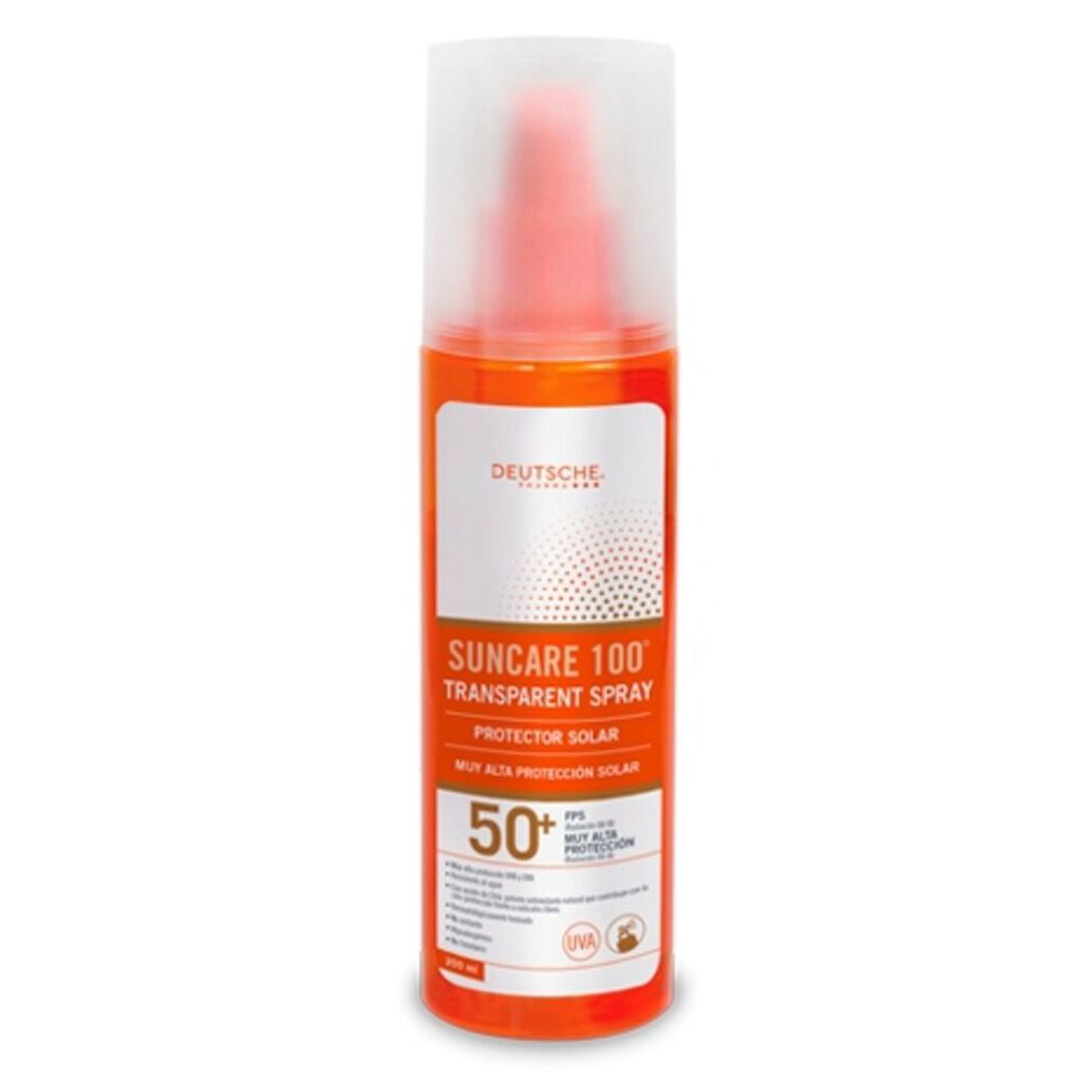 Protector Solar Suncare 100 Transparent Spray FPS 50+ 200 mL, , large image number 0