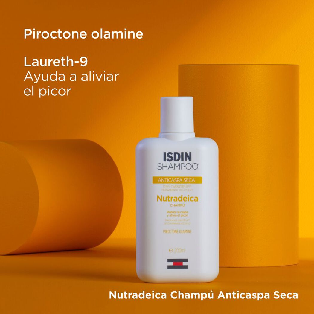 Shampoo Isdin Nutradeica Anticaspa Seca 200 mL, , large image number 2