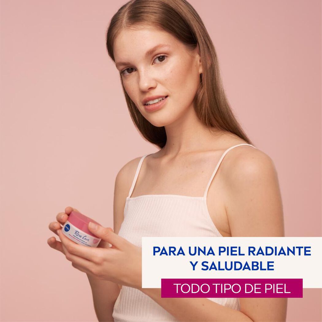 Crema facial NIVEA Rose Care en Gel 50ml, , large image number 3