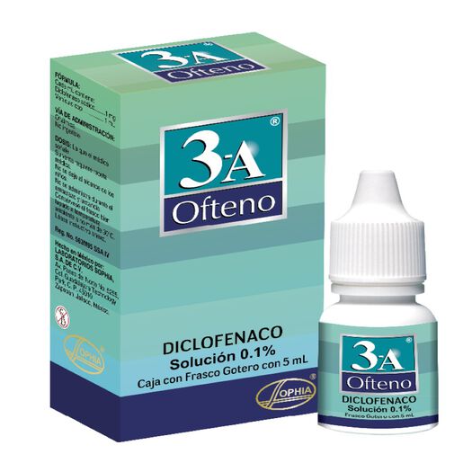 3A Ofteno 1mg/ml Solución Oftálmica 5 ml, , large image number 0