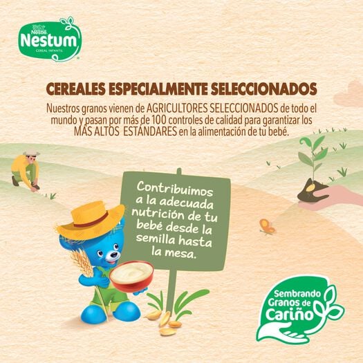 Cereal Infantil Nestum Avena Arroz Ciruela 270 g, , large image number 1