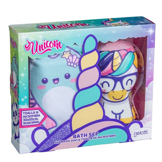 Set Gelatti Kids de Baño Shampoo + Toalla Unicornio, , large image number 1