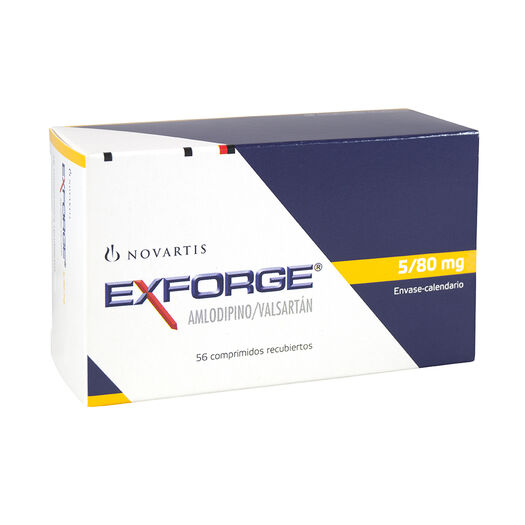 Exforge 5 mg/80 mg x 56 Comprimidos Recubiertos, , large image number 0