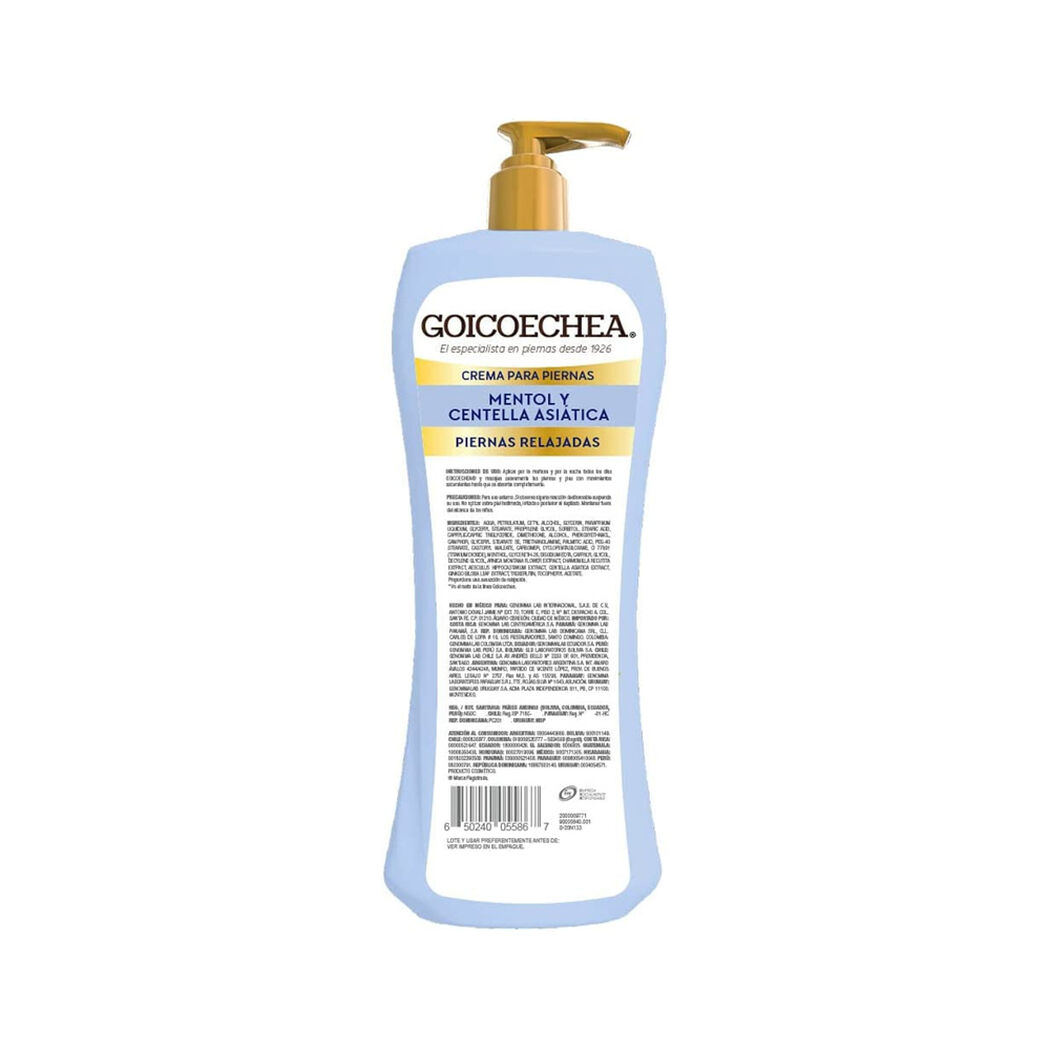 Goicoechea Crema Para Piernas Doble Mentol 400 Ml, , large image number 2