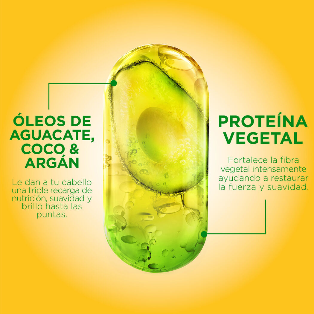 Crema de Peinar Fructis Recarga Nutritiva 300 mL, , large image number 2