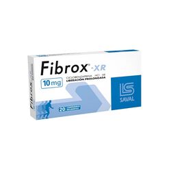 Fibrox XR 10 mg x 20 Comprimidos Recubiertos de Liberación Prolongada