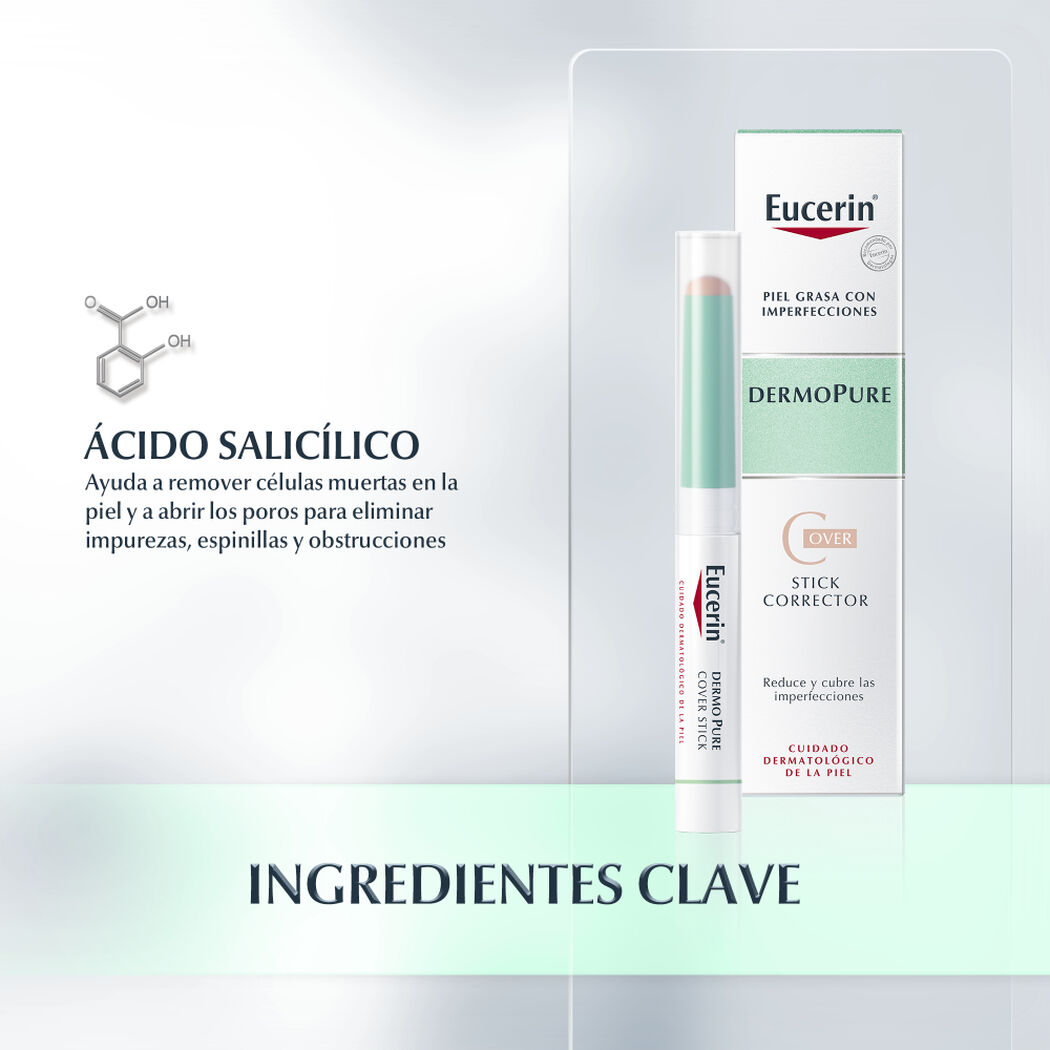 Eucerin Dermopure Cover Stick 2gr, , large image number 3