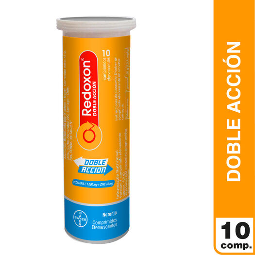 Redoxon Doble Accion x 10 Comprimidos Efervescentes, , large image number 1