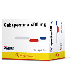Gabapentina 400 mg x 30 Cápsulas ASCEND