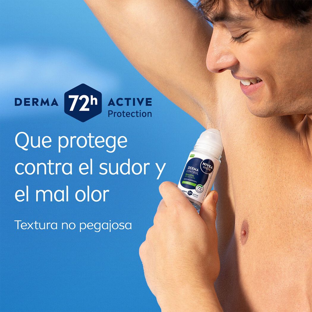 Desodorante Nivea Roll On Men Sensitive 50 mL, , large image number 3