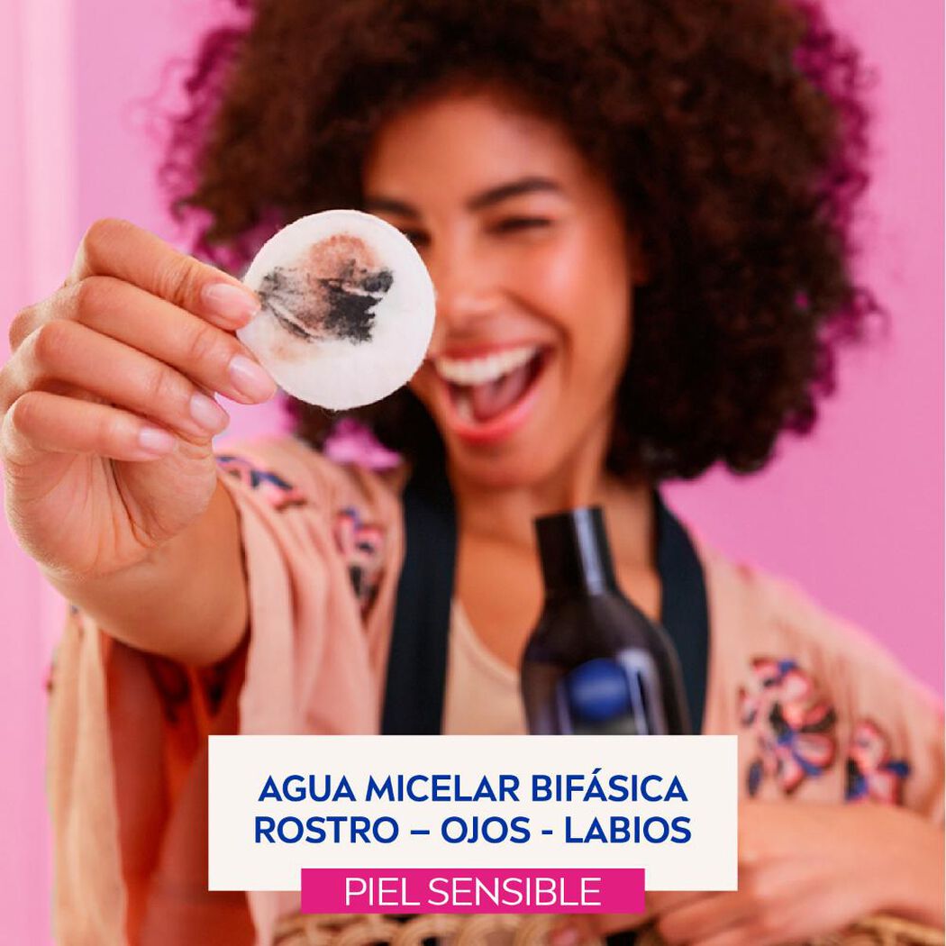 Agua Micelar Nivea Bifásica Expert 400 mL, , large image number 2