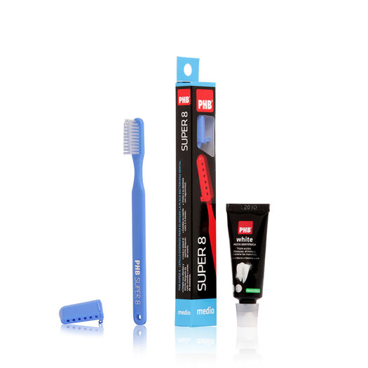 PHB Cepillo Dental Super 8 Medio x 1 Unidad, , large image number 0