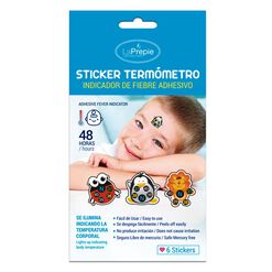 Sticker Termómetro Adhesivo Infantil 6Un